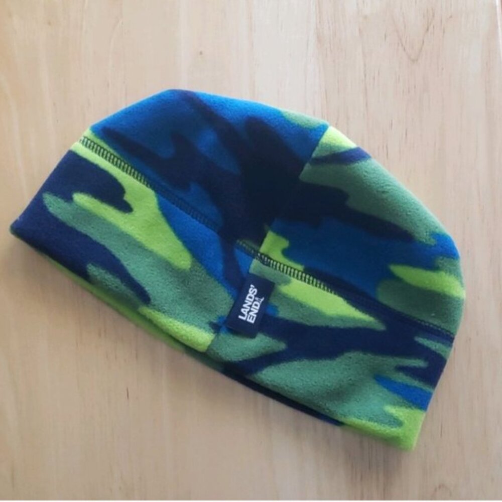 NWT Kids Lands' End fleece hat